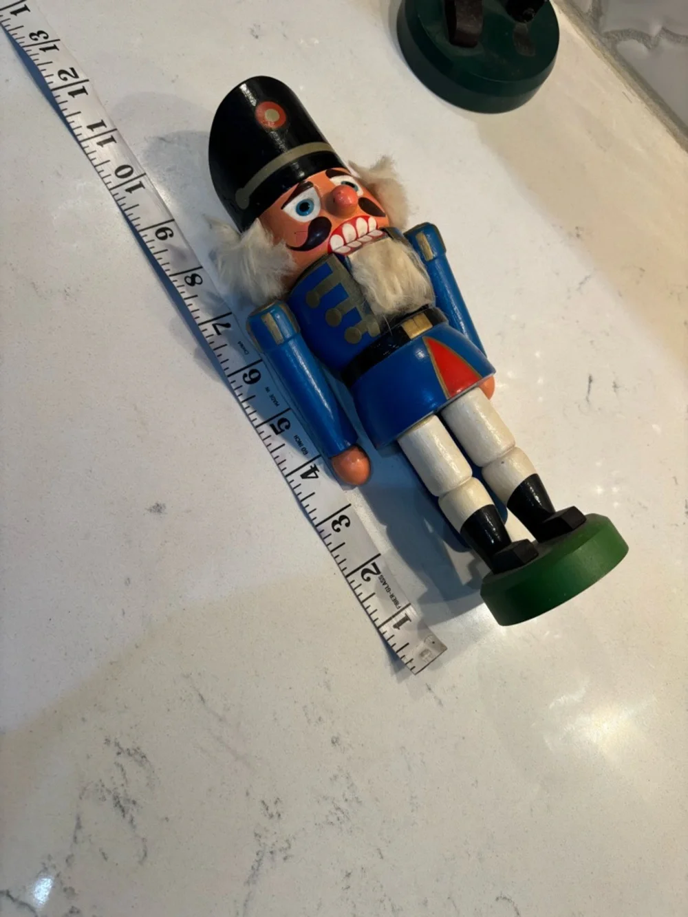 Vintage German Erzgebirge wooden nutcrackers King and soldier figures